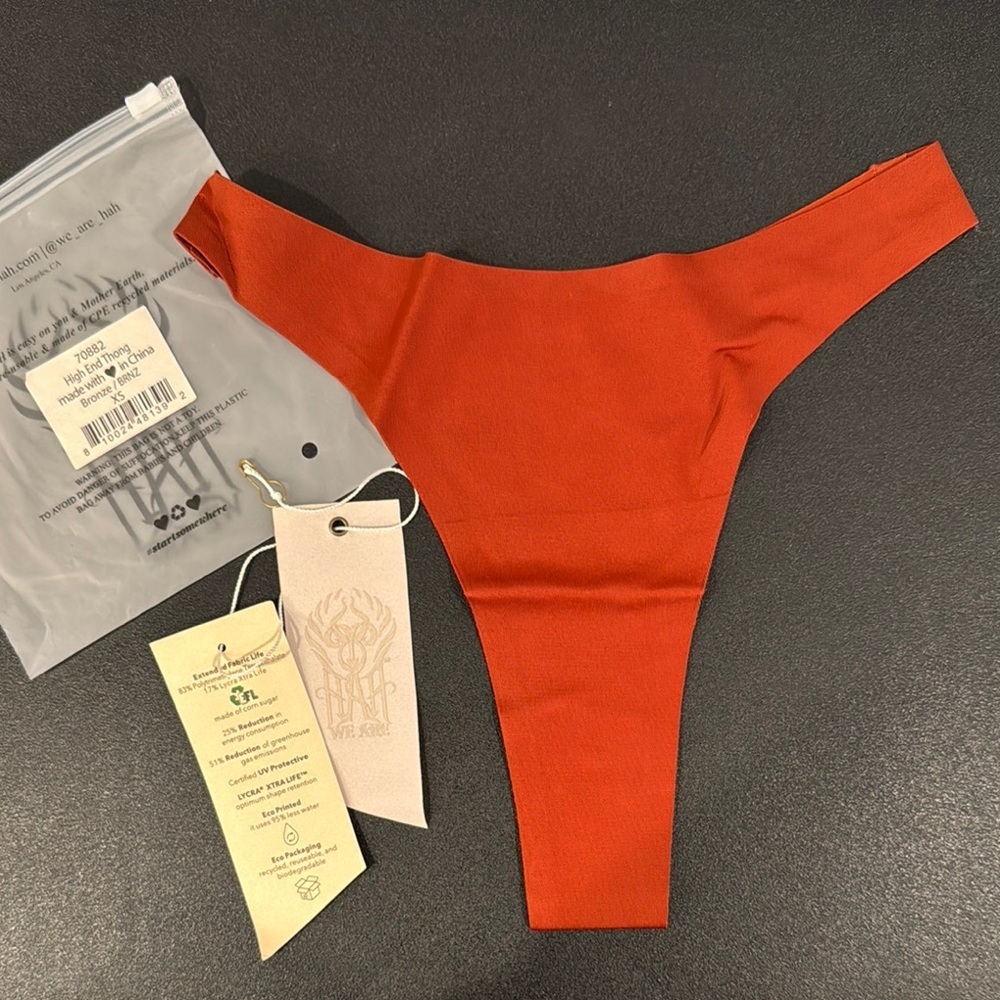 We are HAH High End Thong Bronze XS New NWT